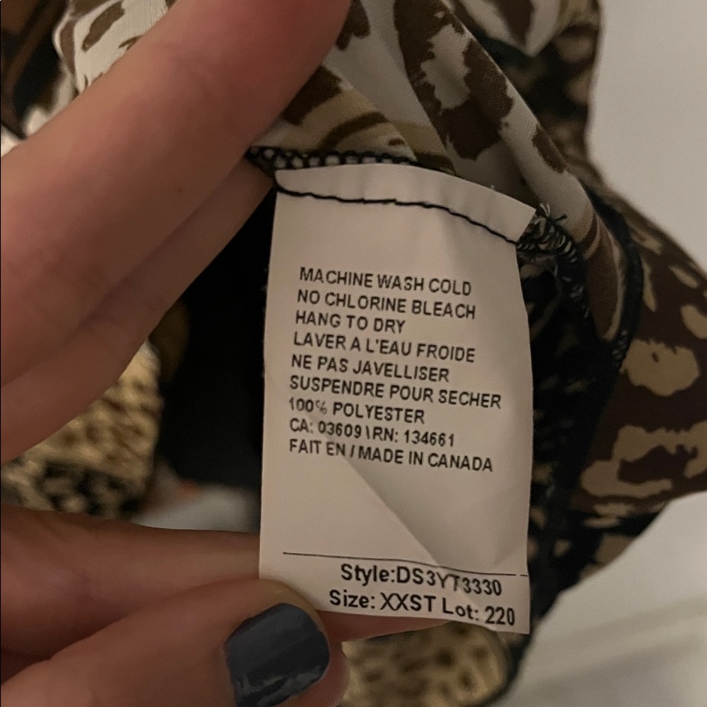 Chic Patchwork Animal Print Long Sleeve Dress - image 6